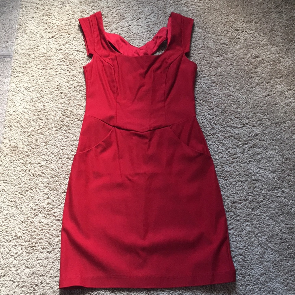 Red dress